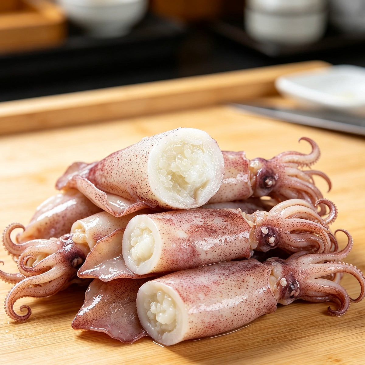 Fresh Plump Squid Tubes