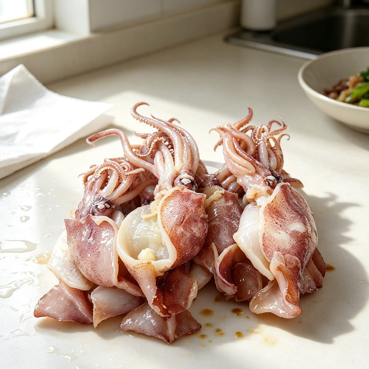 Fresh Plump Squid Tubes