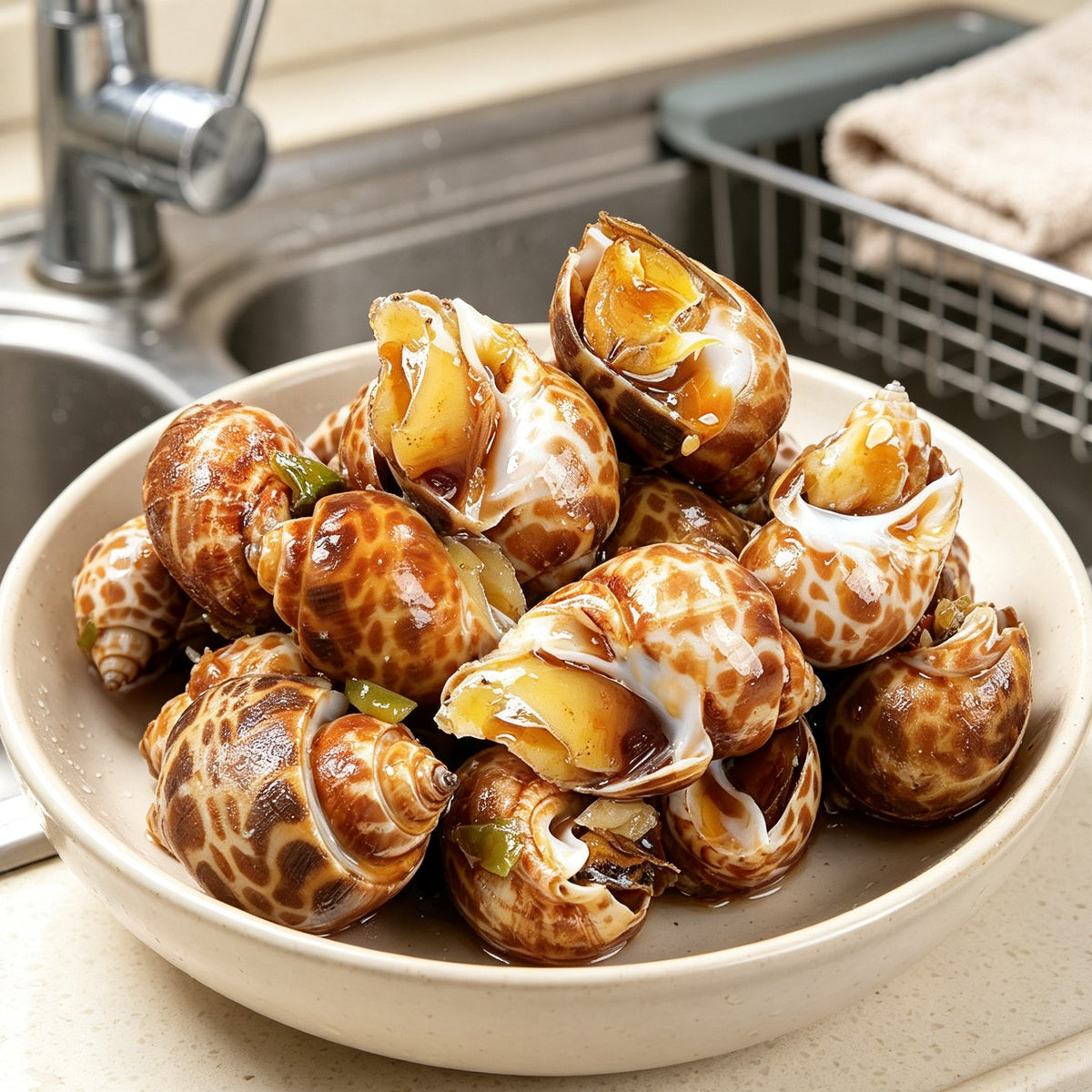 Deliciously Marinated Sea Snails